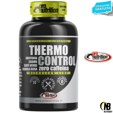 PRONUTRITION Thermo Control 80 cpr Termogenico senza Caffeina con Tirosina BRUCIA GRASSI TERMOGENICI
