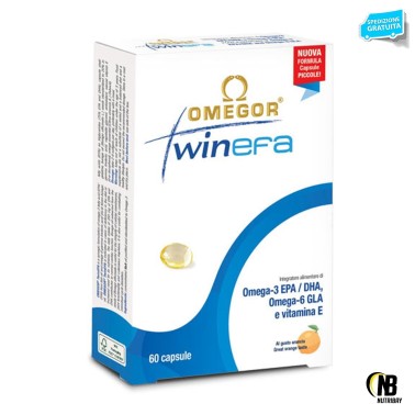 OMEGOR TWINEFA 60 perle Integratore omega 3 EPA DHA OMEGA 3