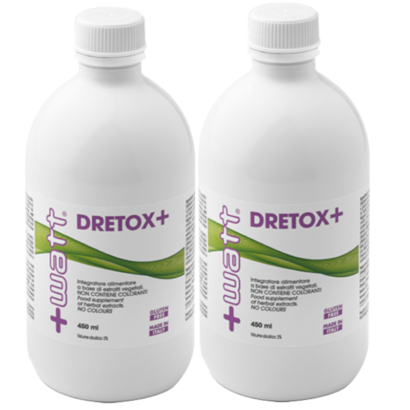 +WATT Dretox+ 2x450ml DRENANTI