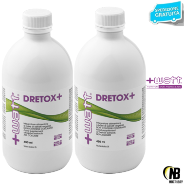 +WATT Dretox+ 2x450ml DRENANTI