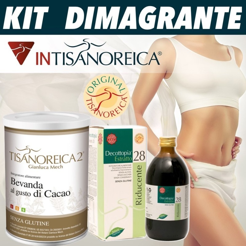 Tisanoreica KIT DIMAGRANTE Bevanda Pasto sostitutivo + Estratto 28 riducente KIT DIMAGRANTI