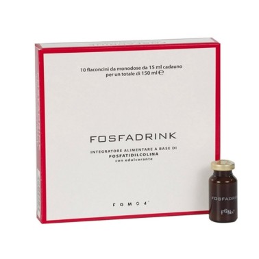 FGM04 Fosfadrink 10 flaconcini da 15ml BRUCIA GRASSI TERMOGENICI