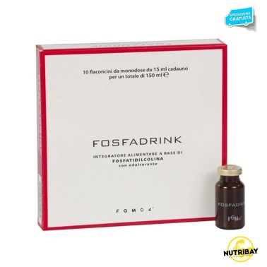 FGM04 Fosfadrink 10 flaconcini da 15ml BRUCIA GRASSI TERMOGENICI