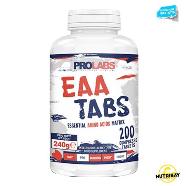 PROLABS EAA Tabs 200 cpr Aminoacidi Essenziali AMINOACIDI COMPLETI / ESSENZIALI