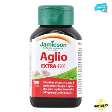 JAMIESON Aglio Extra 4500 100 perle BENESSERE-SALUTE