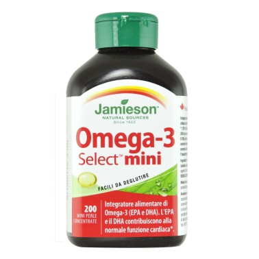 JAMIESON Omega-3 Select Mini 200 perle in vendita su Nutribay.it