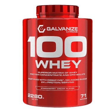 GALVANIZE NUTRITION 100 WHEY 2280 gr PROTEINE