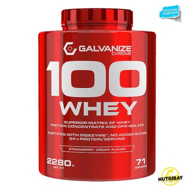 GALVANIZE NUTRITION 100 WHEY 2280 gr PROTEINE