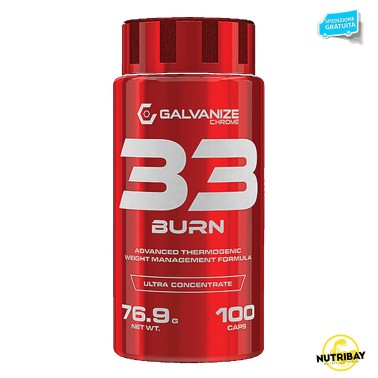 GALVANIZE NUTRITION 33 BURN 100 caps BRUCIA GRASSI TERMOGENICI