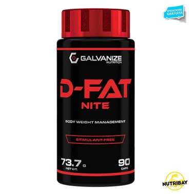 GALVANIZE NUTRITION D-FAT NITE 90 caps BRUCIA GRASSI TERMOGENICI