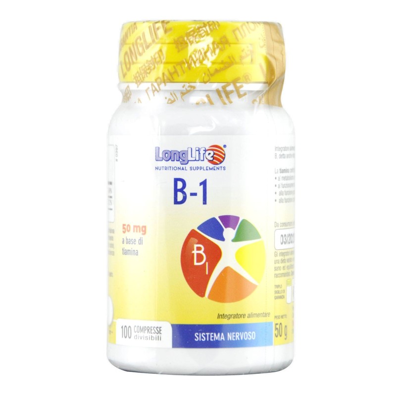 LONG LIFE B-1 50mg 100 compresse VITAMINE