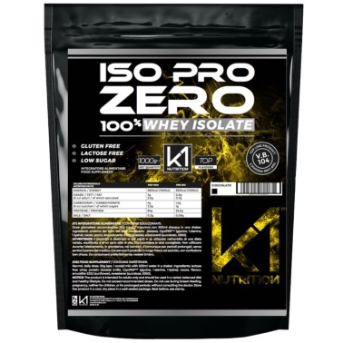 K1 Nutrition ISO PRO ZERO 1 Kg Proteine 100% Whey Isolate con Vb104 PROTEINE