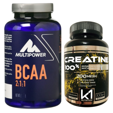 MULTIPOWER BCAA 300 cpr Aminoacidi Ramificati + Vitamine b1 b6 + Creatina K1 in vendita su Nutribay.it