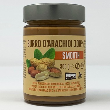 BPR NUTRITION Burro D'Arachidi 100% SMOOTH 300 g AVENE - ALIMENTI PROTEICI