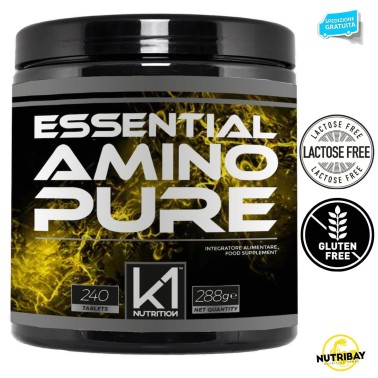 K1 Nutrition Essential Amino Pure 240 tabs AMINOACIDI COMPLETI / ESSENZIALI