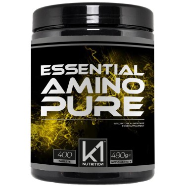 K1 Nutrition Essential Amino Pure 400 tabs AMINOACIDI COMPLETI / ESSENZIALI