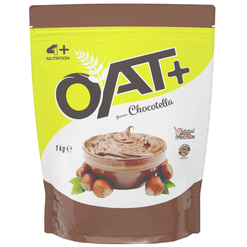 4+ Nutrition Oat+ 1kg Farina d' Avena Aromatizzata senza Zucchero