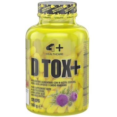 4+ NUTRITION D Tox+ 120 capsule BENESSERE-SALUTE