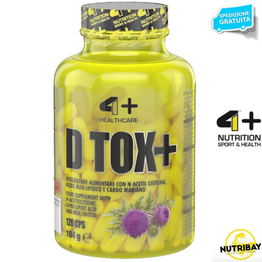 4+ NUTRITION D Tox+ 120 capsule BENESSERE-SALUTE