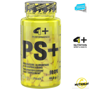 4+ NUTRITION PS+ 90 cpr integratore di Fosfatidilserina BENESSERE-SALUTE