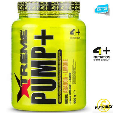 4+ Nutrition Extreme Pump+ 900 gr. Pre Intra Workout con oltre 20 ingredienti PRE ALLENAMENTO