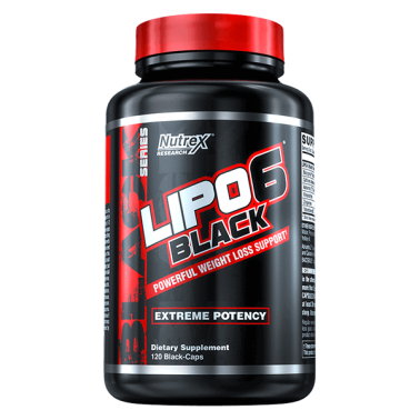 Nutrex Lipo 6 Black 120 caps Super Termogenico BRUCIA GRASSI TERMOGENICI