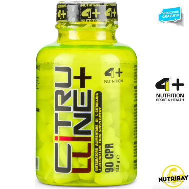 4+ Nutrition Citrulline+ 90 cpr Integratore di Citrullina Malato pre allenamento PRE ALLENAMENTO