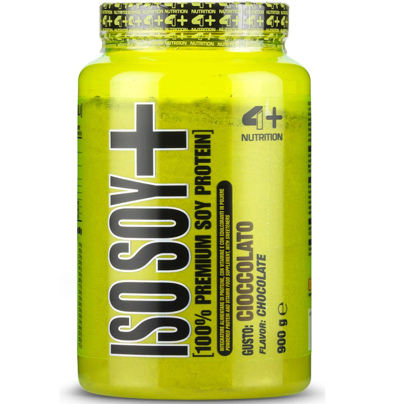 4+ Nutrition Iso+ Soy 900 gr Proteine Isolate della Soia + Vitamine