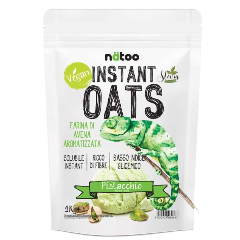 NATOO Instant Oats 1 kg Farina d’ Avena Aromatizzata AVENE - ALIMENTI PROTEICI