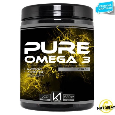 K1 Nutrition PURE OMEGA 3 Fish Oil 500 perle OMEGA 3