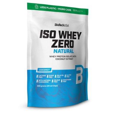 Biotech Iso Whey Zero 500 gr LACTOSE FREE NATURAL PROTEINE