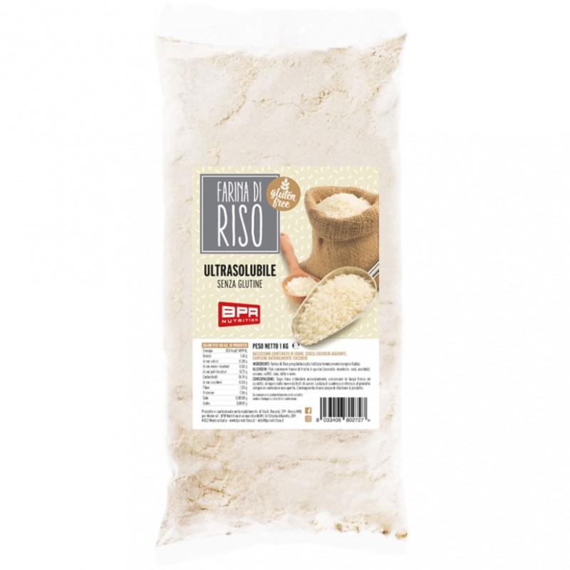 BPR NUTRITION FARINA DI RISO Pregelatinizzata - 1 kg