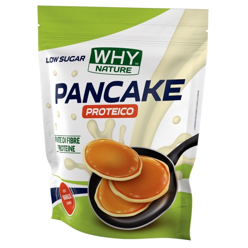 WHY NATURE PANCAKE PROTEICO Low sugar 1 kg AVENE - ALIMENTI PROTEICI