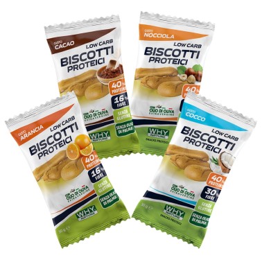 WHY NATURE BISCOTTI PROTEICI LOW CARB 30 gr in vendita su Nutribay.it