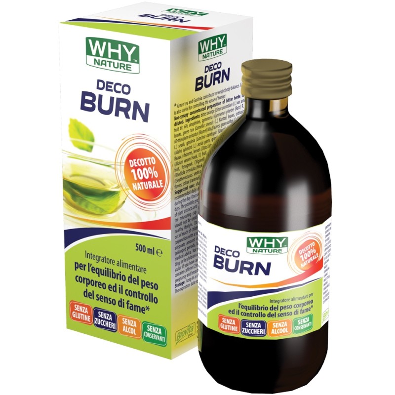 WHY NATURE DECO BURN TERMOGENIC 500 ml BRUCIA GRASSI TERMOGENICI