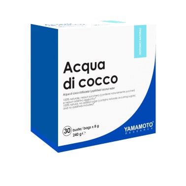 YAMAMOTO RESEARCH Acqua di Cocco 30 bustine da 8 gr BENESSERE-SALUTE