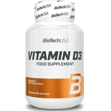 Biotech USA Vitamin D3 60 cpr VITAMINE