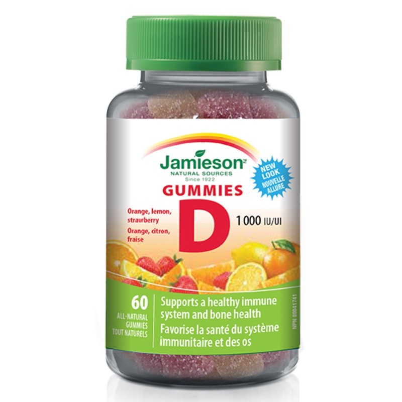 JAMIESON VITAMINA D3 Gummies 60 caramelle