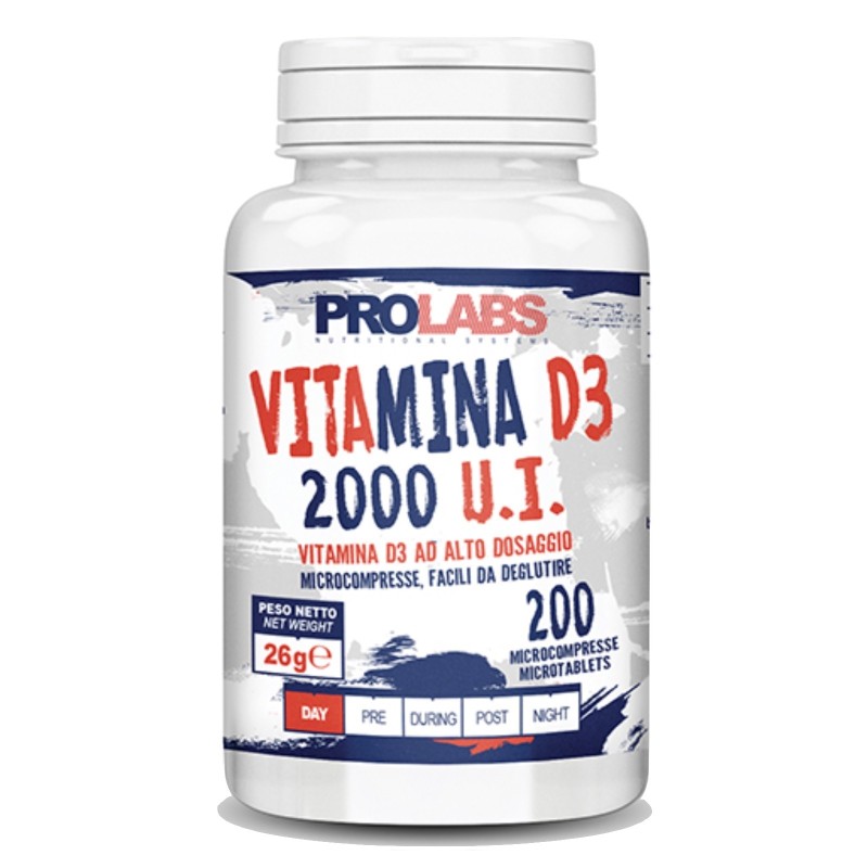 PROLABS VITAMINA D3 200 MICROCOMPRESSE 2000 UI VITAMINE