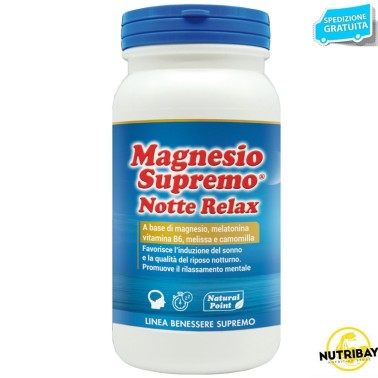 MAGNESIO SUPREMO NOTTE RELAX 150 gr BENESSERE-SALUTE