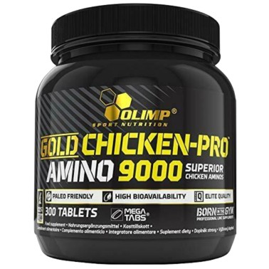 OLIMP SPORT NUTRITION GOLD CHICKEN-PRO AMINO 9000 300 TABS AMINOACIDI COMPLETI / ESSENZIALI