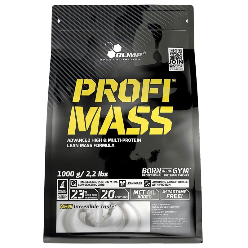 OLIMP NUTRITION PROFI MASS - 1000 Gr GAINERS AUMENTO MASSA