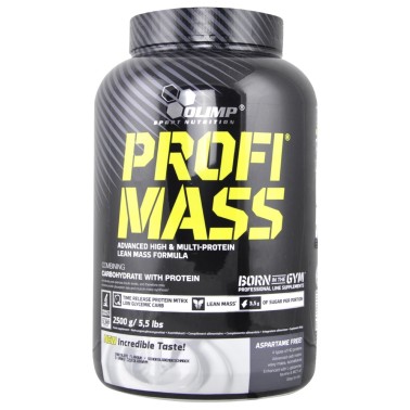 OLIMP NUTRITION PROFI MASS 2500 gr GAINERS AUMENTO MASSA