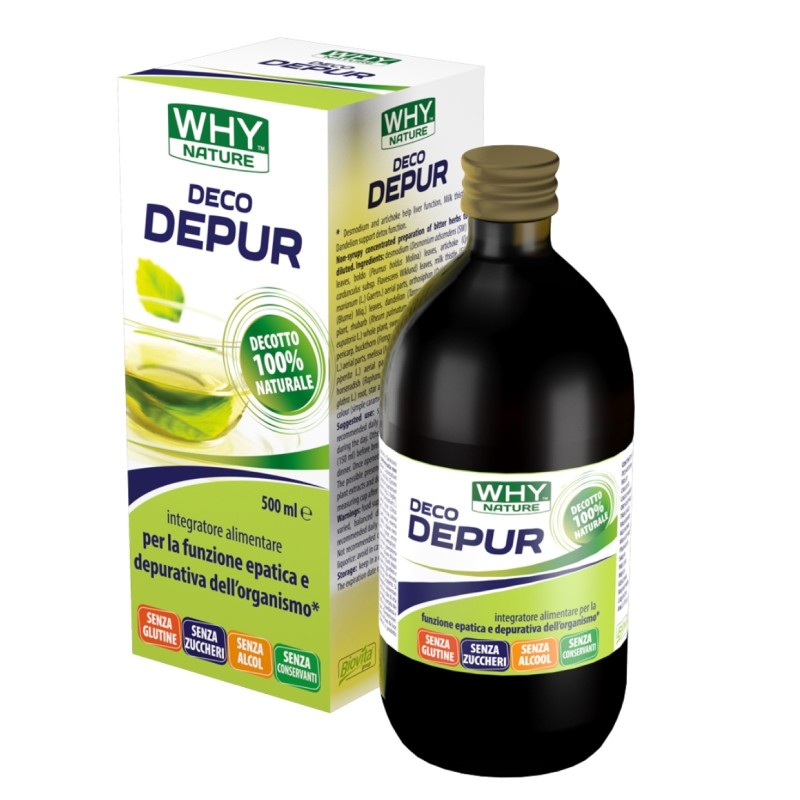 WHY NATURE DECO DEPUR DEPURATIVO 500 ml DRENANTI DIURETICI