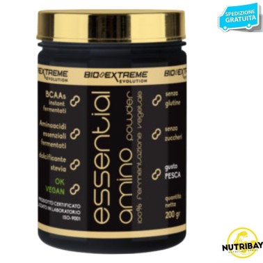 BIO-EXTREME ESSENTIAL AMINO POWDER FERMENTATO 200 gr AMINOACIDI COMPLETI / ESSENZIALI