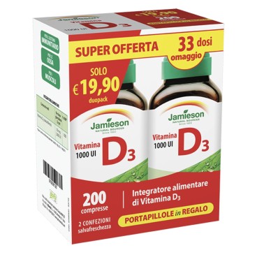 Jamieson Vitamina D3 dual Pack 200 cpr VITAMINE