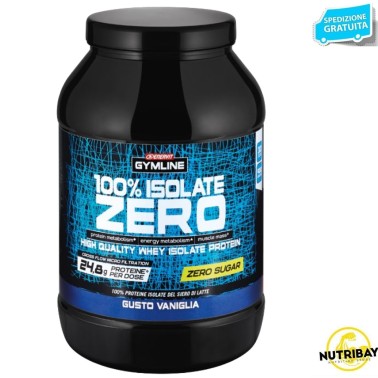 ENERVIT GYMLINE WHEY PROTEIN 100% ISOLATE ZERO 900 gr PROTEINE