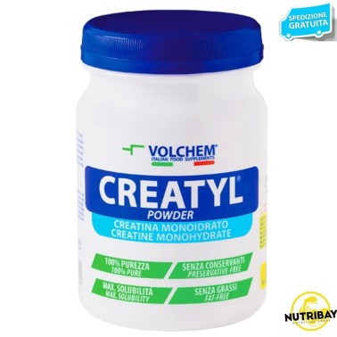 VOLCHEM CREATYL ® POWDER CREATINA PURA IN POLVERE 300 gr CREATINA