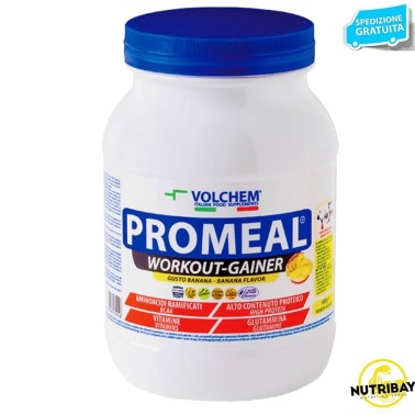 VOLCHEM PROMEAL ® GAINER WORKOUT 1400 gr GAINERS AUMENTO MASSA