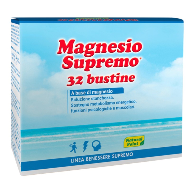 NATURAL POINT MAGNESIO SUPREMO 32 bustine BENESSERE-SALUTE